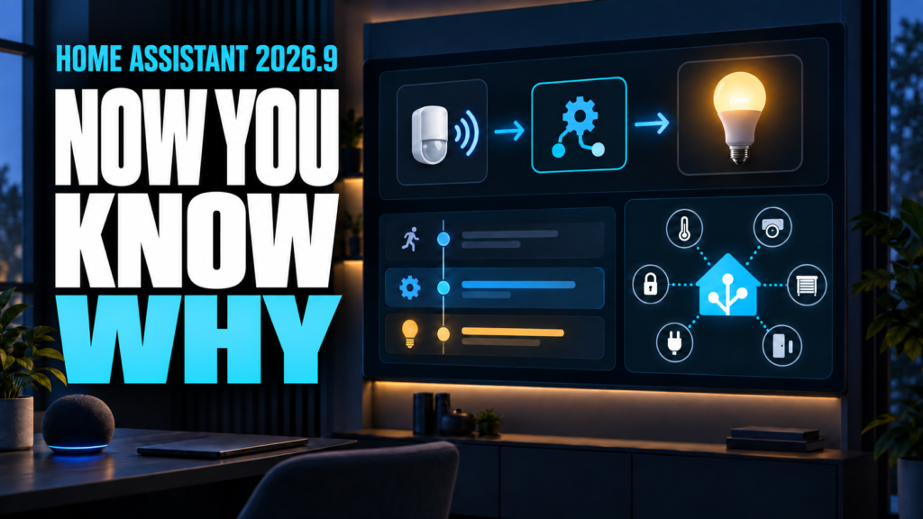 Home Assistant 2026.9 explains why an entity changed