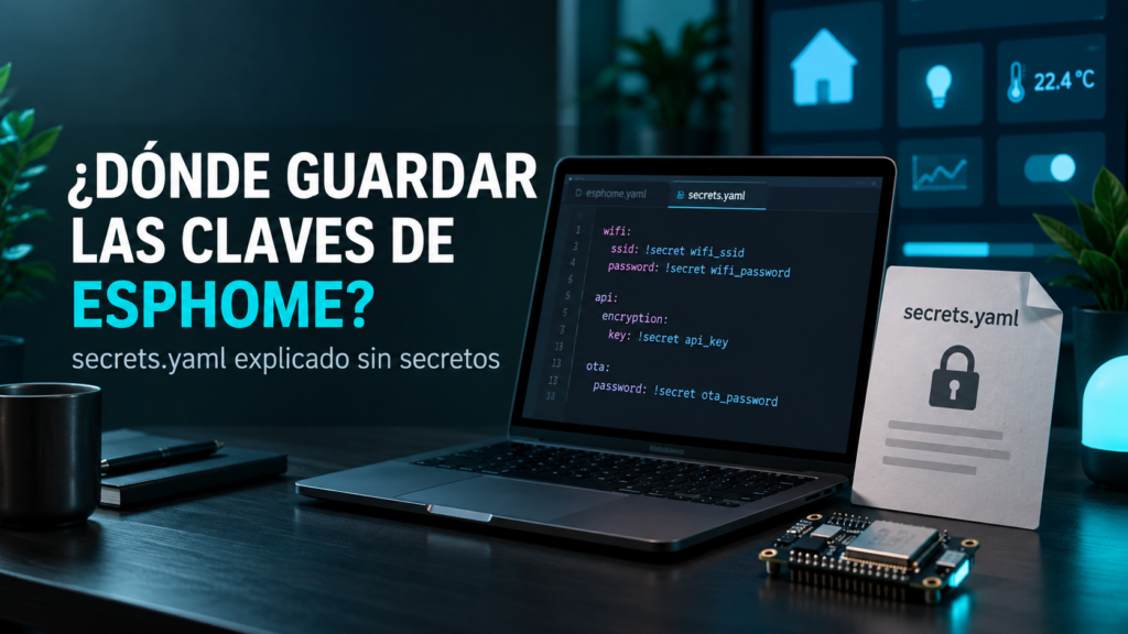 Guía de secrets.yaml en ESPHome y Home Assistant
