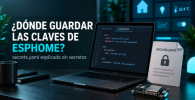 Guía de secrets.yaml en ESPHome y Home Assistant
