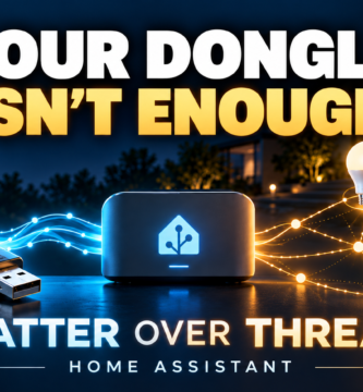 Matter over Thread in Home Assistant: your dongle isn't enough; USB radio, host, and connected smart-home devices
